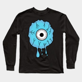 Eyeball - Blue Long Sleeve T-Shirt